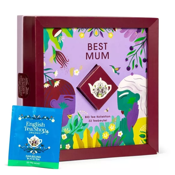 "Best Mum" Tea Collection, Mother's Day Gift, ORGANIC, 32 Tea Bags