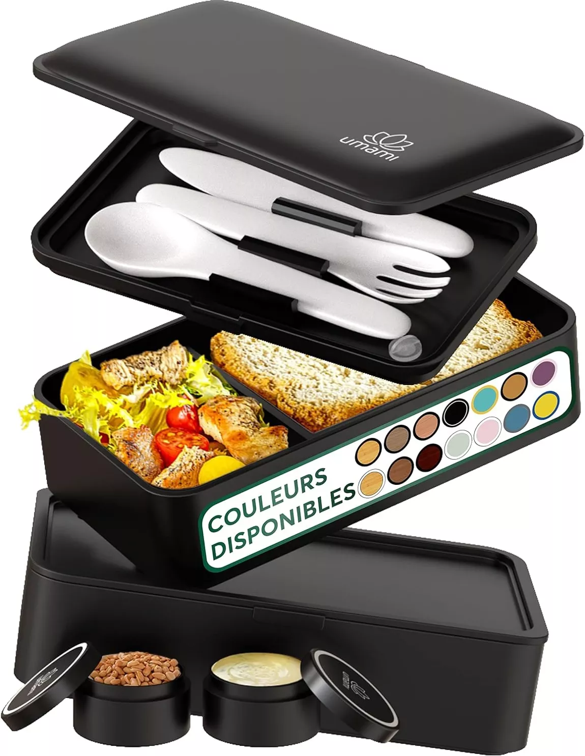 Umami Bento lunch Box (Black)