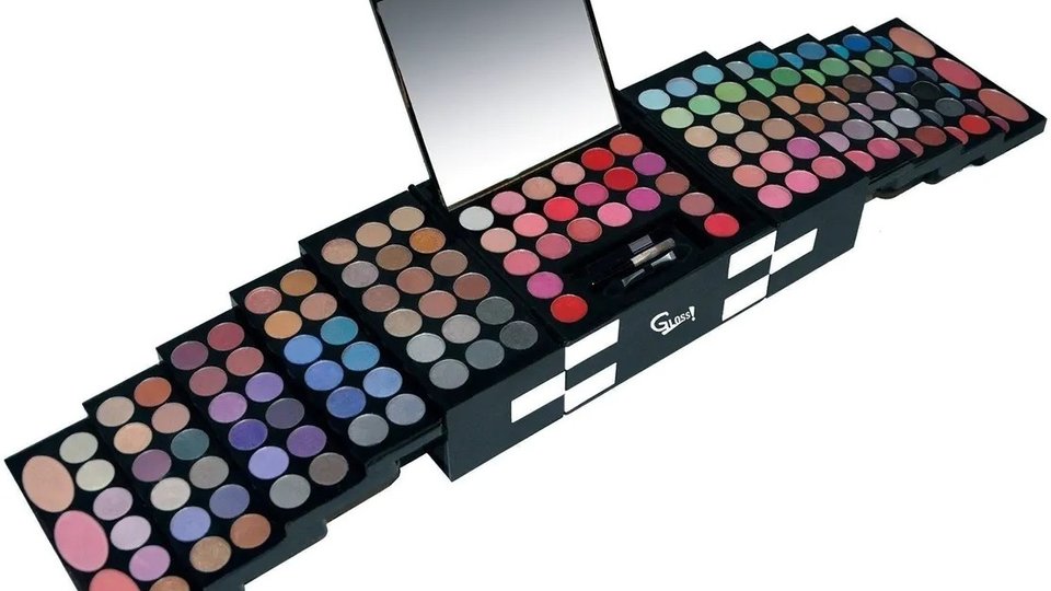 Professional black premium makeup palette 148colors